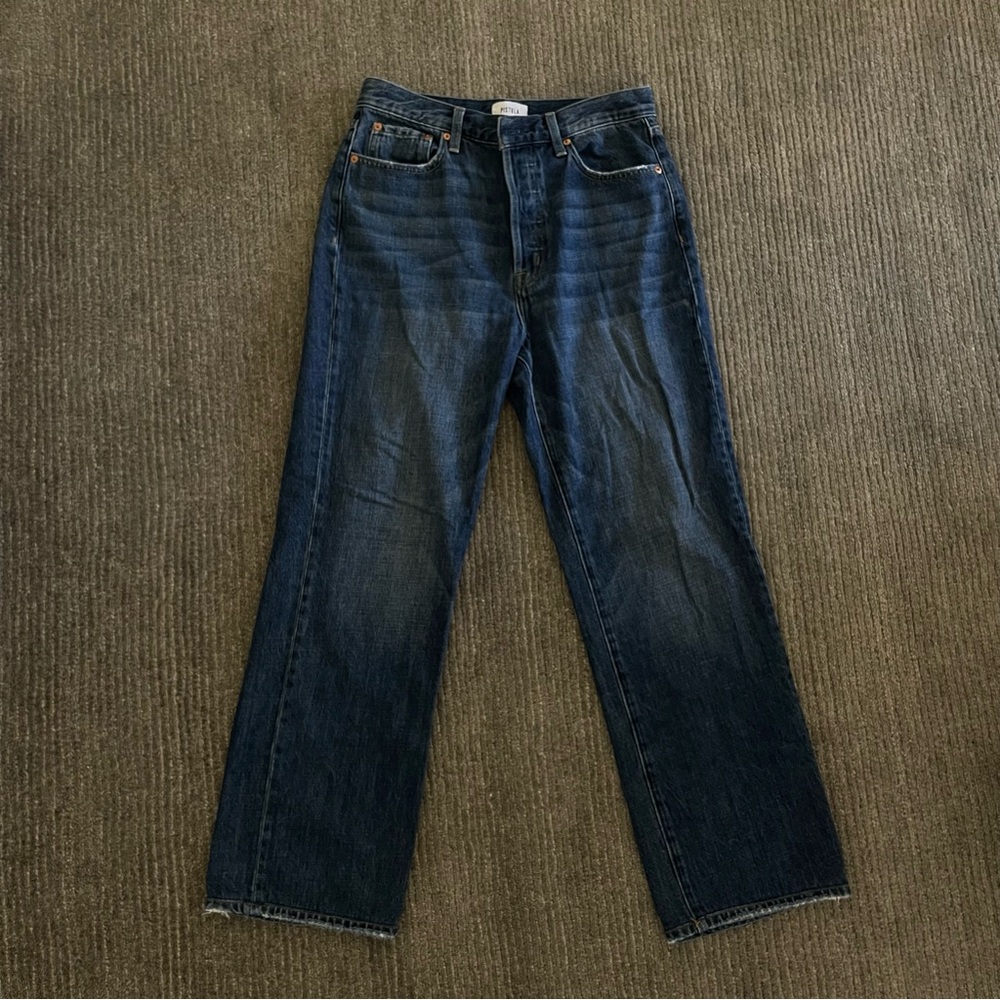 pistola Dark Blue Straight-Leg Women's Jeans